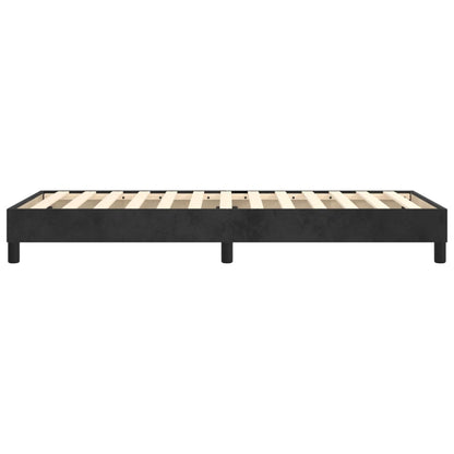 Boxspringbettgestell Schwarz 80x200 cm Samt