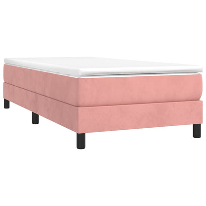 Boxspringbettgestell Rosa 80x200 cm Samt