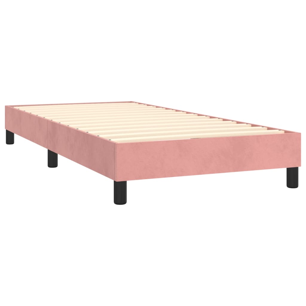 Boxspringbettgestell Rosa 80x200 cm Samt