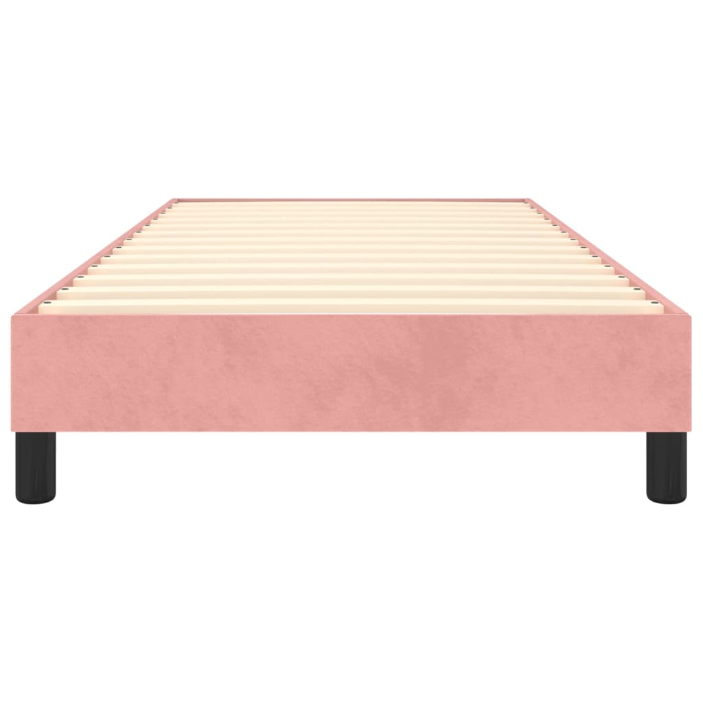 Boxspringbettgestell Rosa 80x200 cm Samt