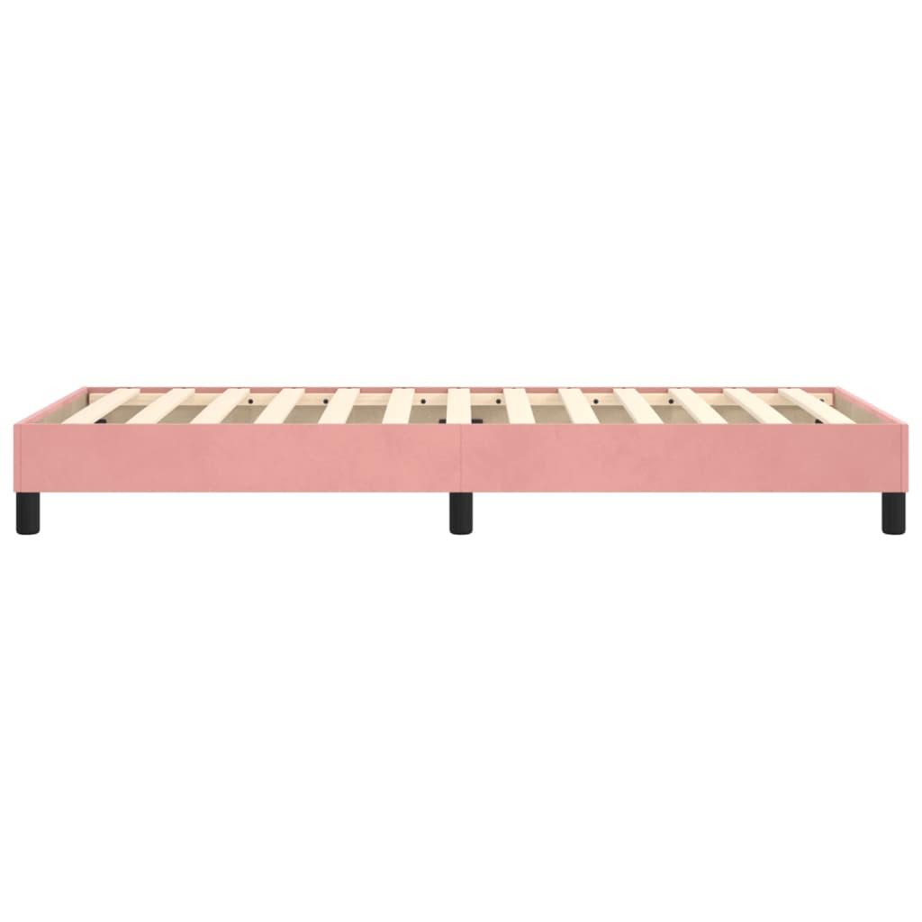 Boxspringbettgestell Rosa 80x200 cm Samt