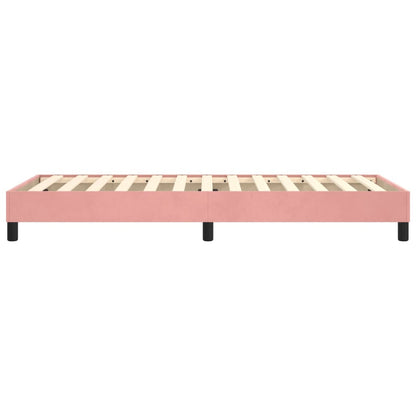 Boxspringbettgestell Rosa 80x200 cm Samt