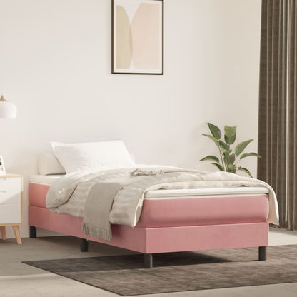 Boxspringbettgestell Rosa 80x200 cm Samt