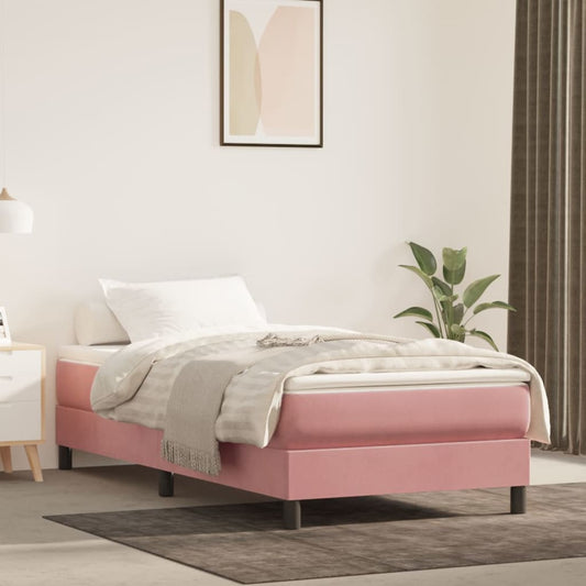 Boxspringbettgestell Rosa 80x200 cm Samt