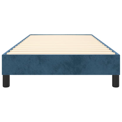 Boxspringbettgestell Dunkelblau 90x190 cm Samt