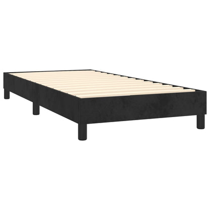 Boxspringbettgestell Schwarz 100x200 cm Samt