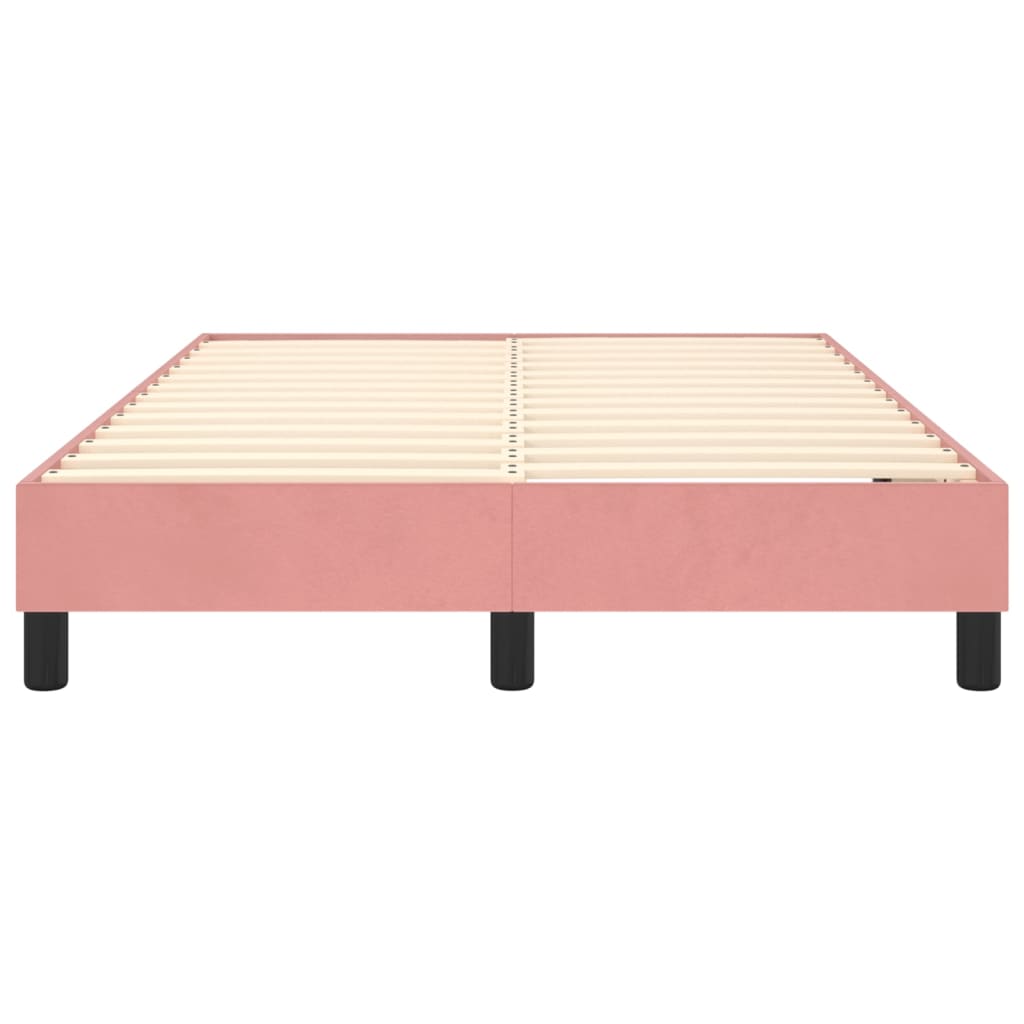 Boxspringbettgestell Rosa 120x200 cm Samt