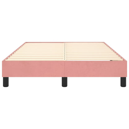 Boxspringbettgestell Rosa 120x200 cm Samt