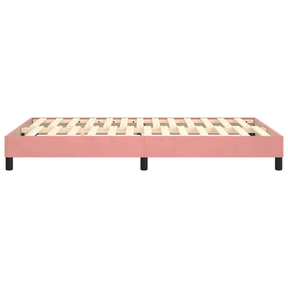 Boxspringbettgestell Rosa 120x200 cm Samt