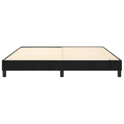 Boxspringbettgestell Schwarz 180x200 cm Samt