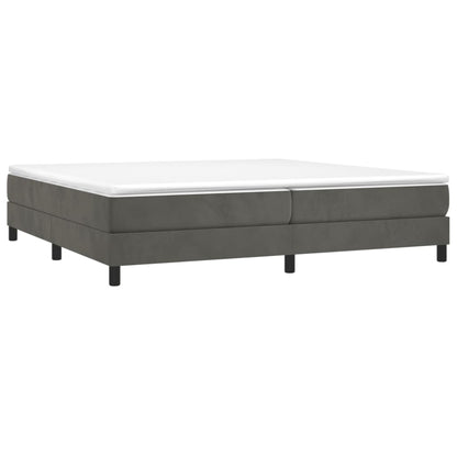 Boxspringbettgestell Dunkelgrau 200x200 cm Samt