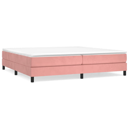 Boxspringbettgestell Rosa 200x200 cm Samt