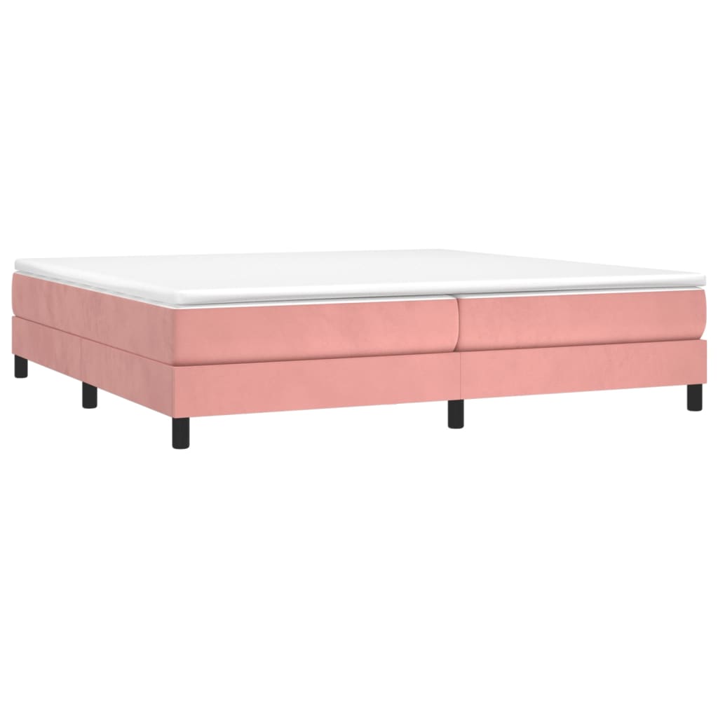 Boxspringbettgestell Rosa 200x200 cm Samt