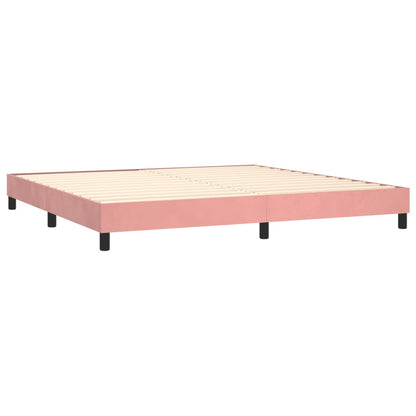 Boxspringbettgestell Rosa 200x200 cm Samt