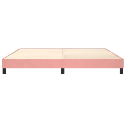 Boxspringbettgestell Rosa 200x200 cm Samt