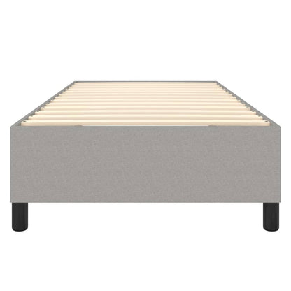 Boxspringbettgestell Hellgrau 80x200 cm Stoff