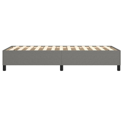 Boxspringbettgestell Dunkelgrau 80x200 cm Stoff