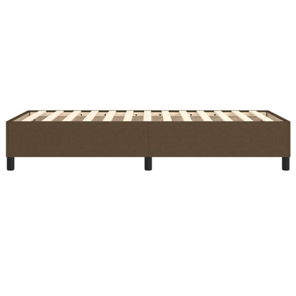 Boxspringbettgestell Dunkelbraun 90x190 cm Stoff