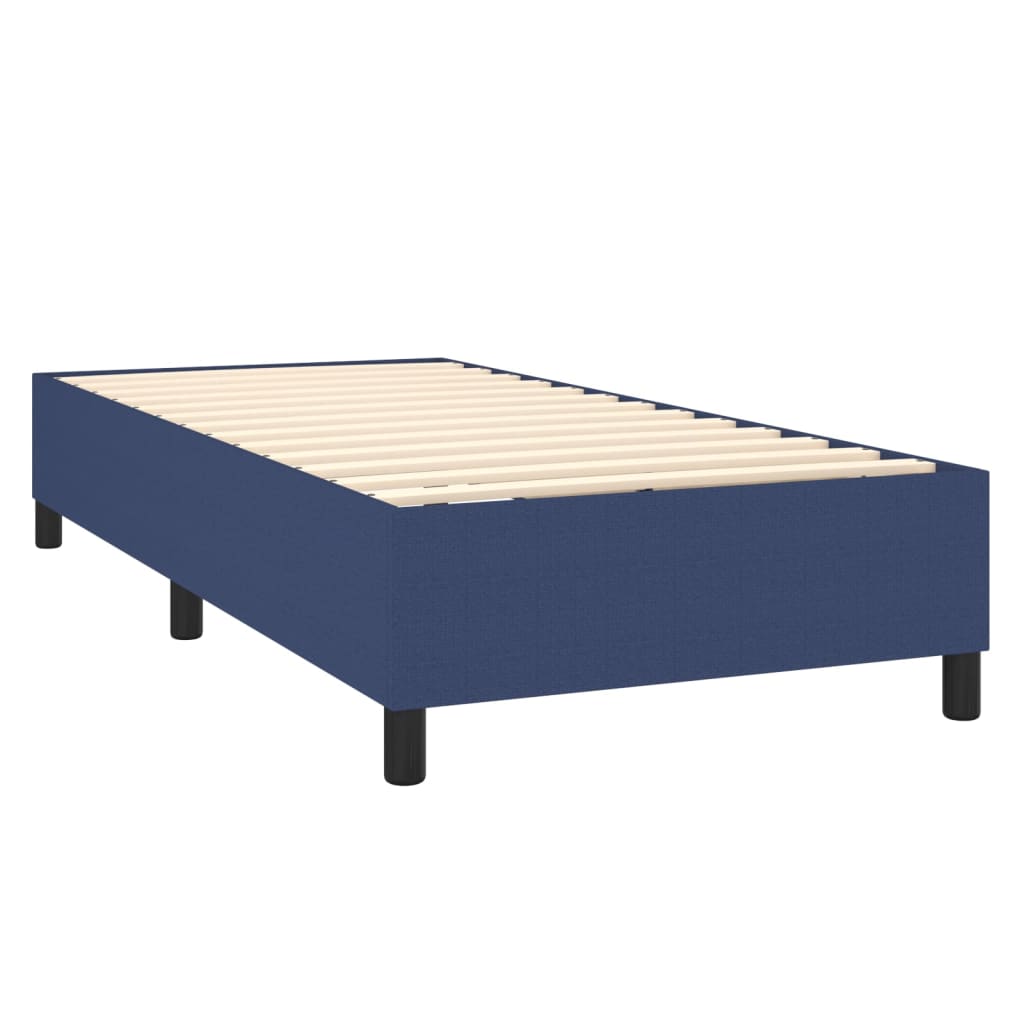 Boxspringbettgestell Blau 90x190 cm Stoff