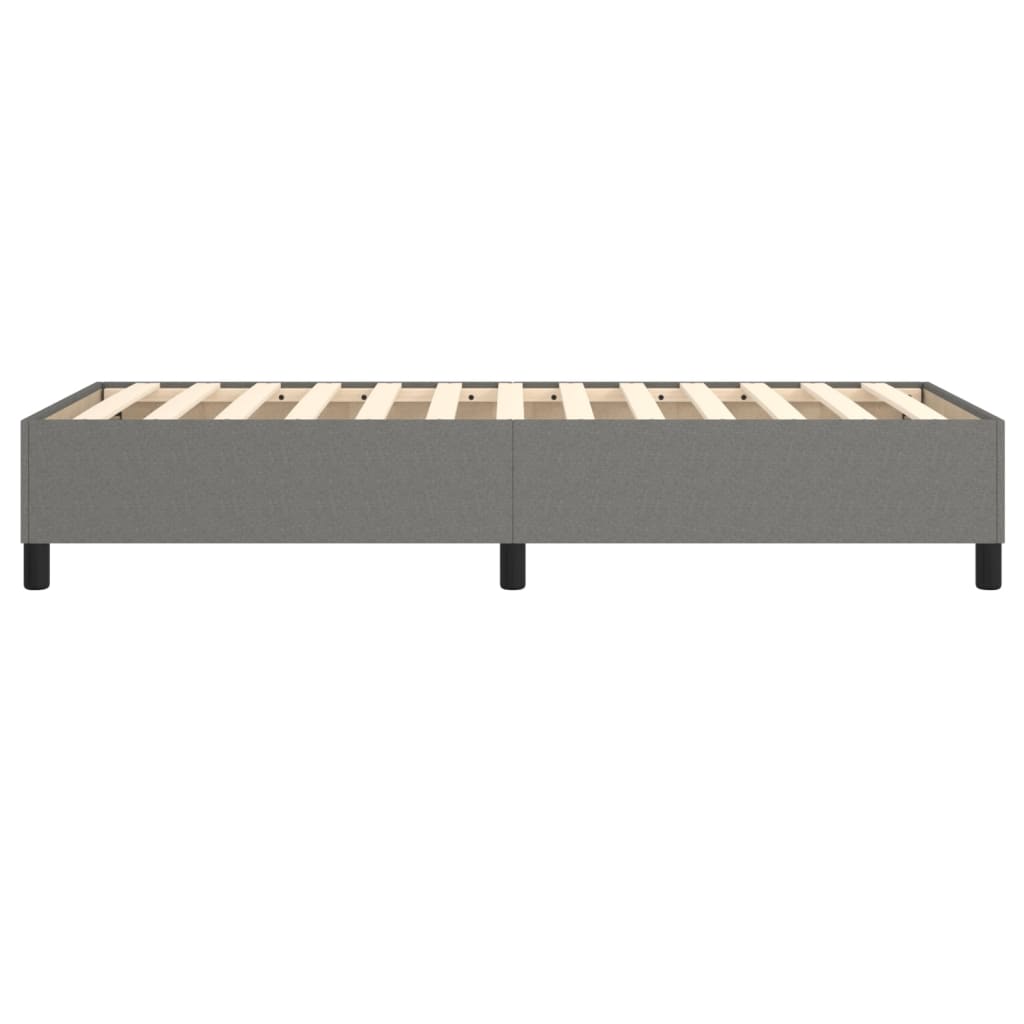 Boxspringbettgestell Dunkelgrau 90x200 cm Stoff