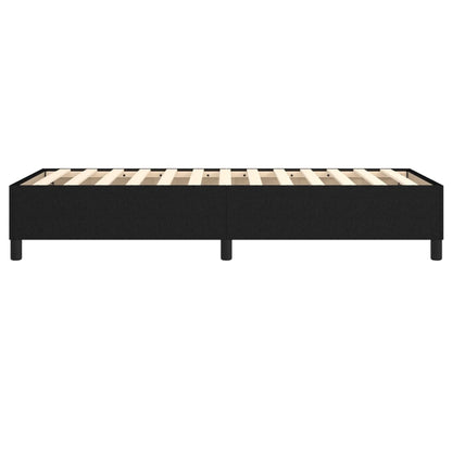 Boxspringbettgestell Schwarz 90x200 cm Stoff