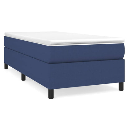 Boxspringbettgestell Blau 90x200 cm Stoff