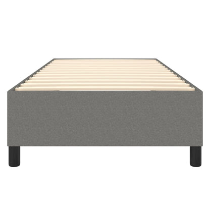 Boxspringbettgestell Dunkelgrau 100x200 cm Stoff