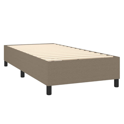 Boxspringbettgestell Taupe 100x200 cm Stoff