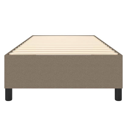 Boxspringbettgestell Taupe 100x200 cm Stoff