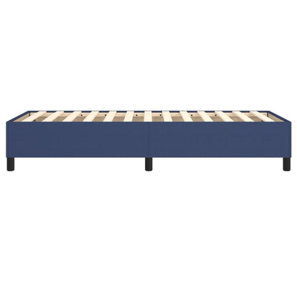 Boxspringbettgestell Blau 100x200 cm Stoff