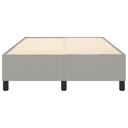 Boxspringbettgestell Hellgrau 120x200 cm Stoff