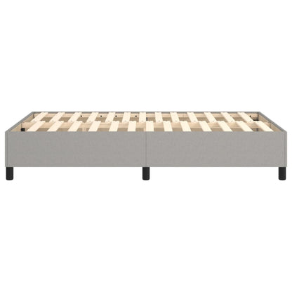 Boxspringbettgestell Hellgrau 120x200 cm Stoff