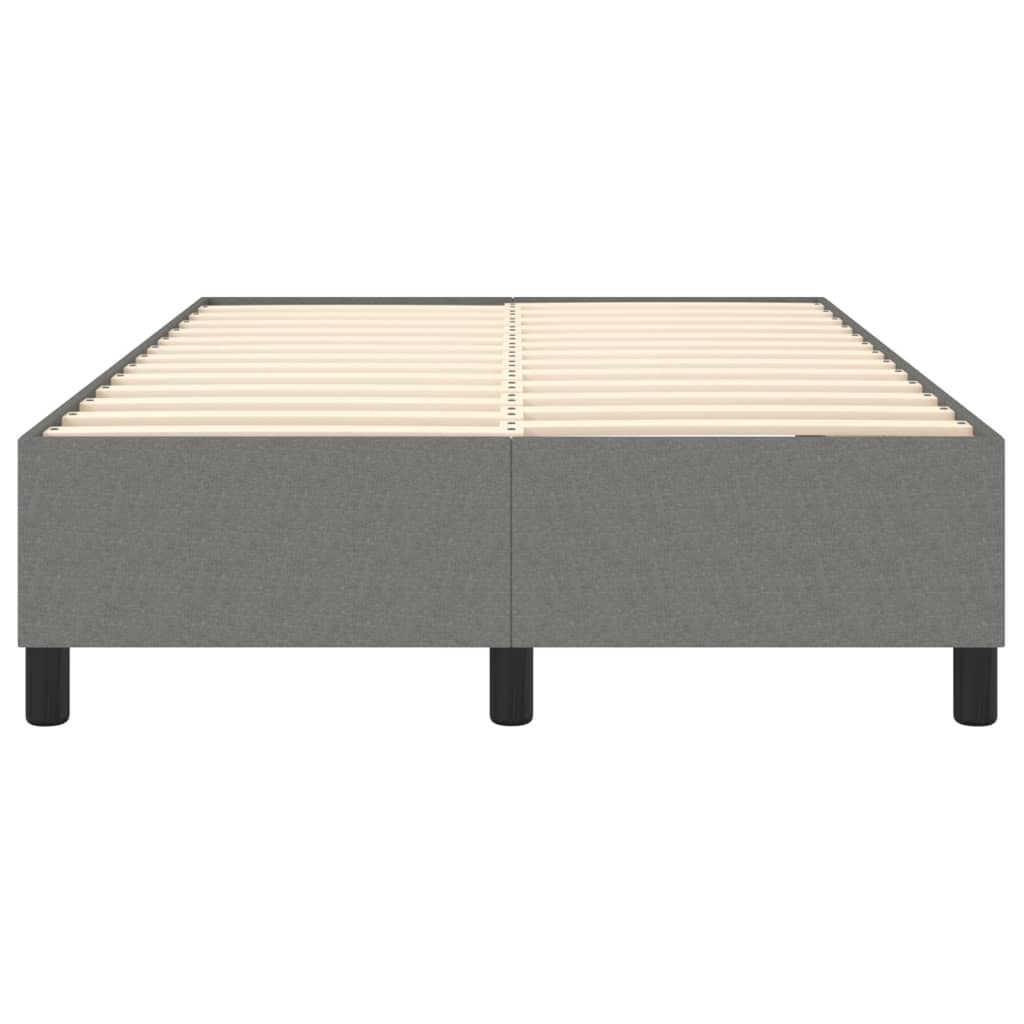 Boxspringbettgestell Dunkelgrau 120x200 cm Stoff