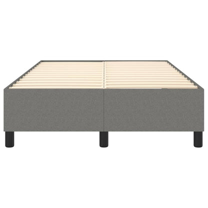Boxspringbettgestell Dunkelgrau 120x200 cm Stoff