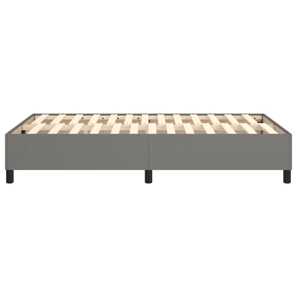 Boxspringbettgestell Dunkelgrau 120x200 cm Stoff