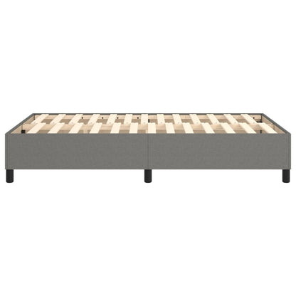 Boxspringbettgestell Dunkelgrau 120x200 cm Stoff