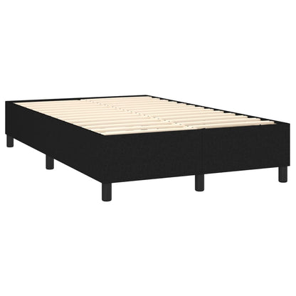 Boxspringbettgestell Schwarz 120x200 cm Stoff
