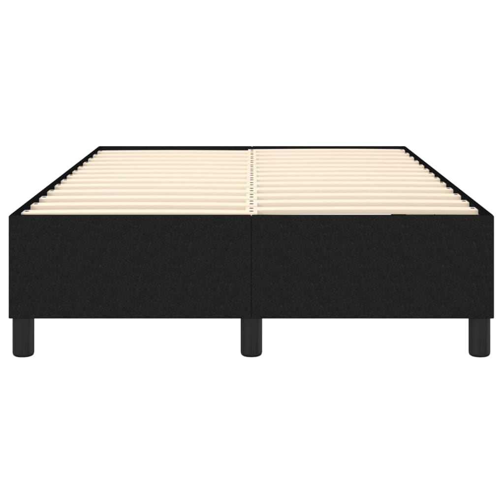 Boxspringbettgestell Schwarz 120x200 cm Stoff