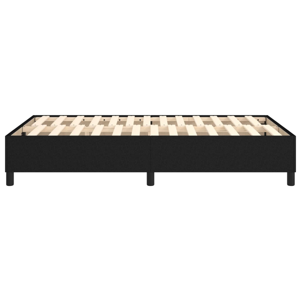 Boxspringbettgestell Schwarz 120x200 cm Stoff