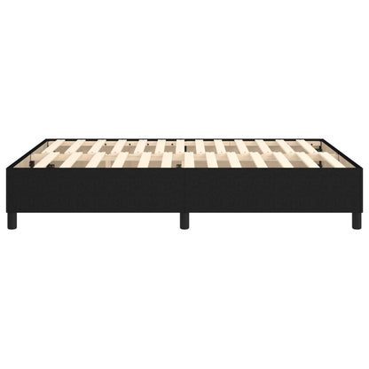 Boxspringbettgestell Schwarz 140x190 cm Stoff