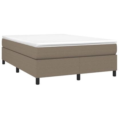 Boxspringbettgestell Taupe 140x190 cm Stoff