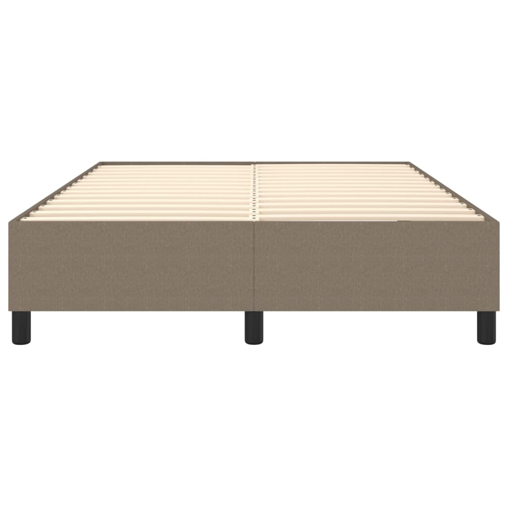 Boxspringbettgestell Taupe 140x190 cm Stoff