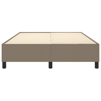 Boxspringbettgestell Taupe 140x190 cm Stoff