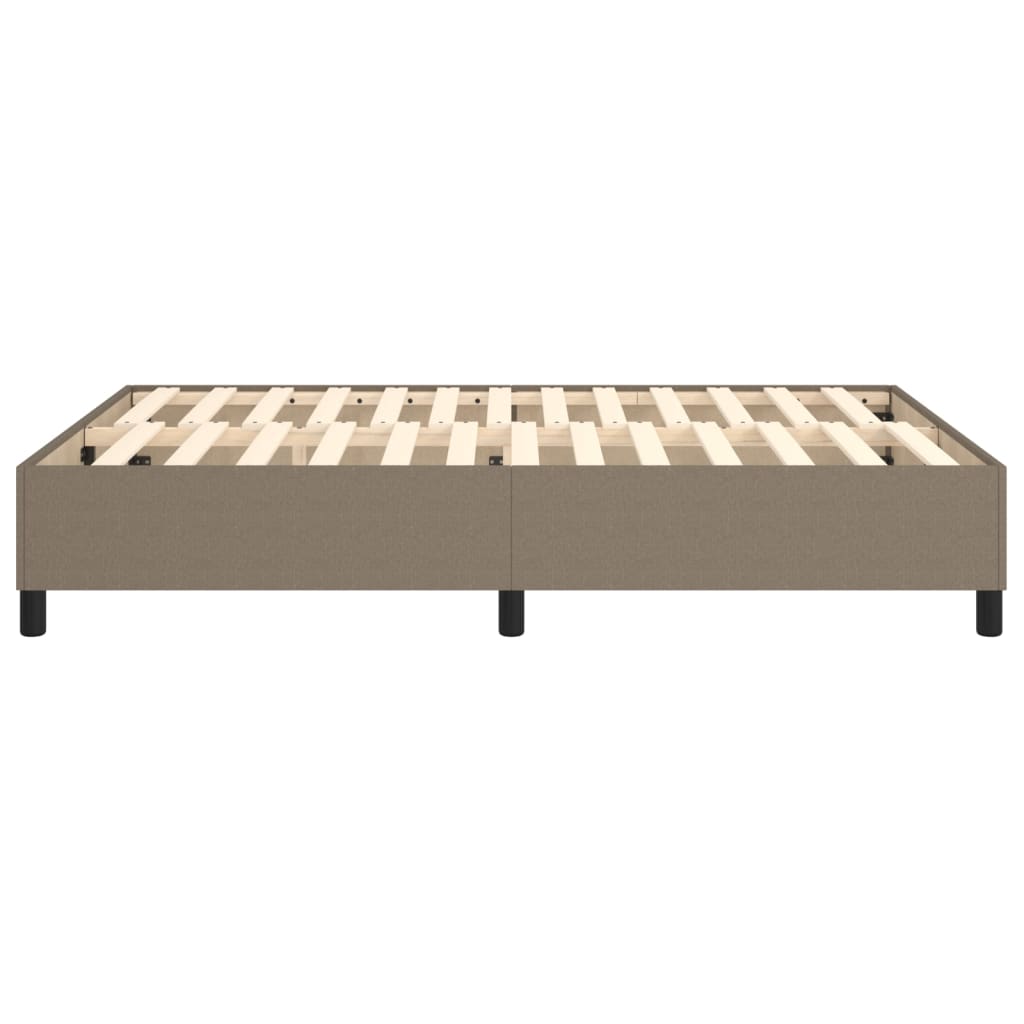 Boxspringbettgestell Taupe 140x190 cm Stoff