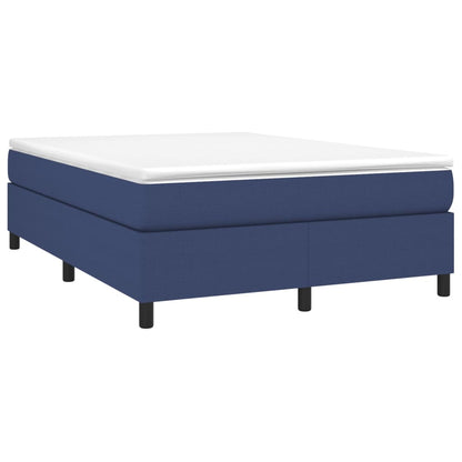 Boxspringbettgestell Blau 140x190 cm Stoff