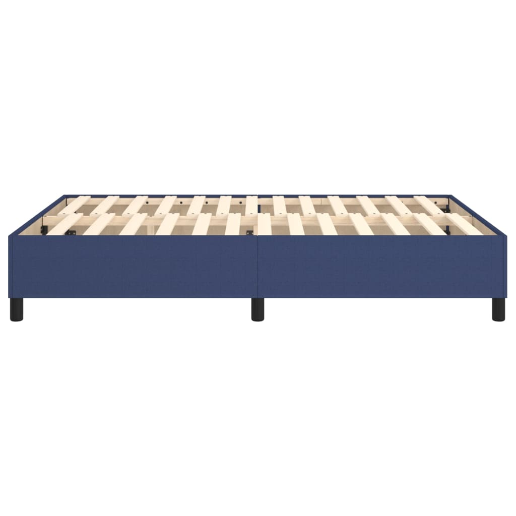 Boxspringbettgestell Blau 140x190 cm Stoff