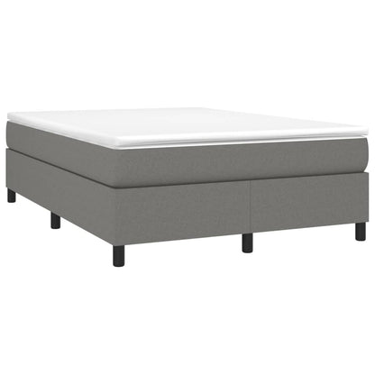 Boxspringbettgestell Dunkelgrau 140x200 cm Stoff