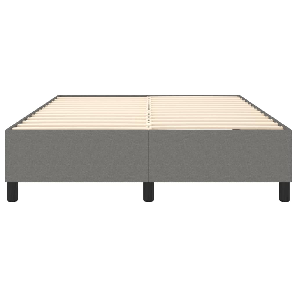 Boxspringbettgestell Dunkelgrau 140x200 cm Stoff