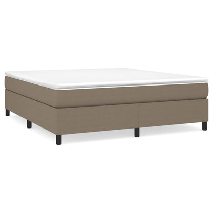 Boxspringbettgestell Taupe 160x200 cm Stoff