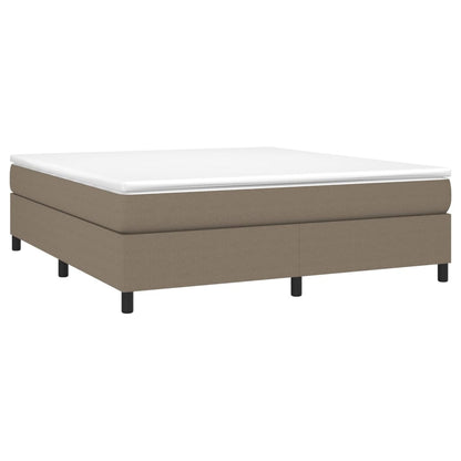 Boxspringbettgestell Taupe 160x200 cm Stoff